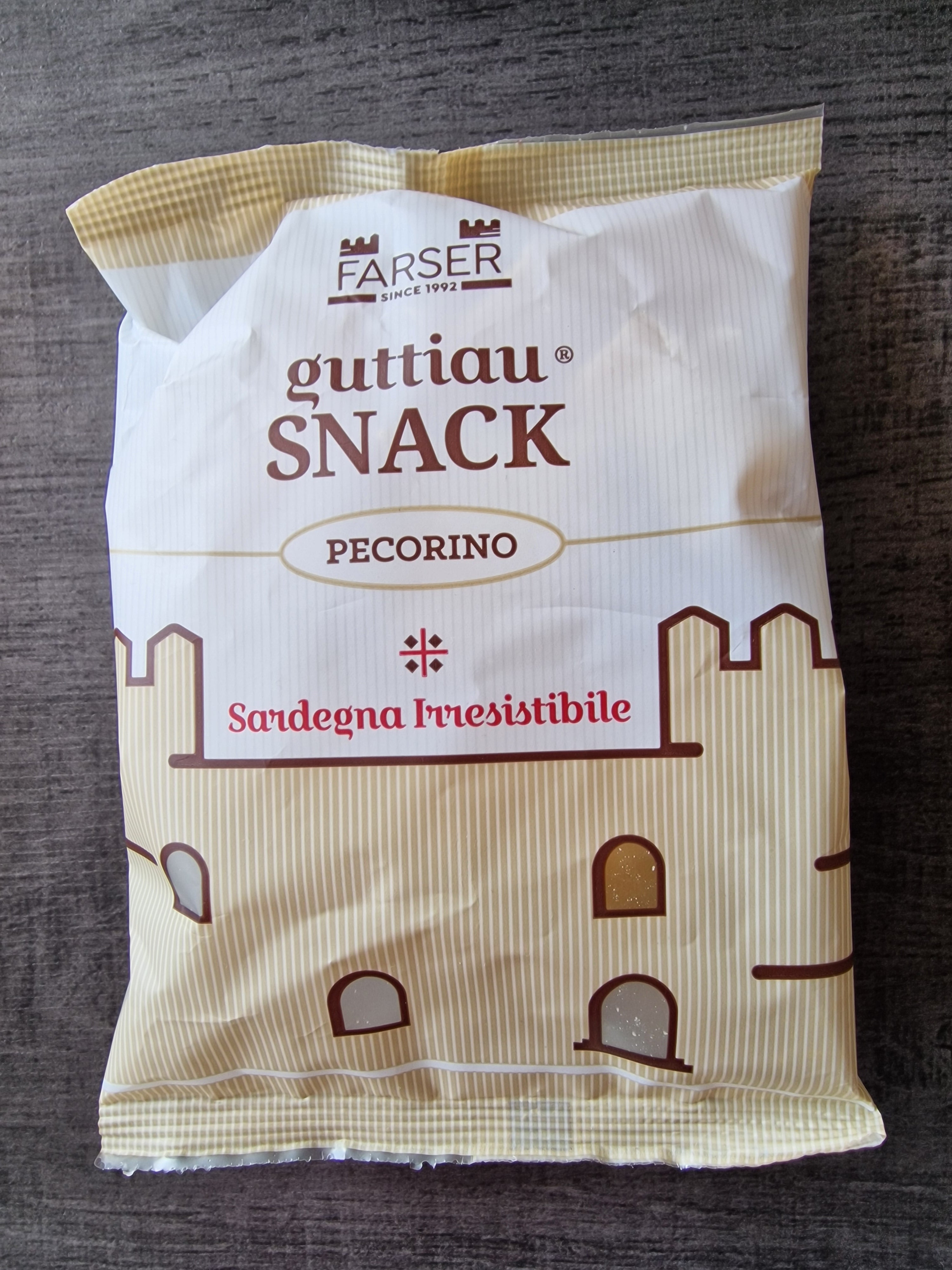 Snack: Sfoglie di Pane Guttiau Gusto Pecorino Sardo