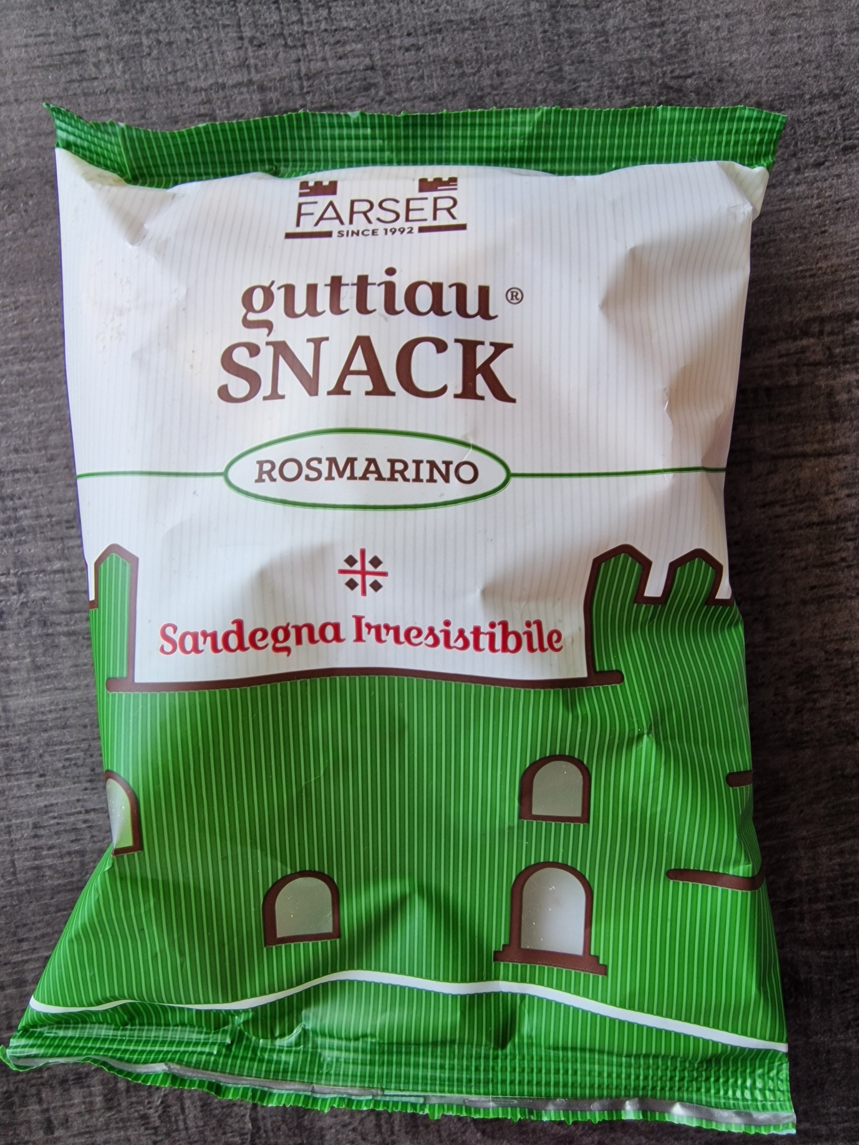 Snack: Sfoglie di Pane Guttiau Gusto Rosmarino