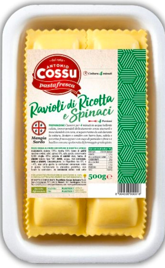 Ravioli di Ricotta e Spinaci