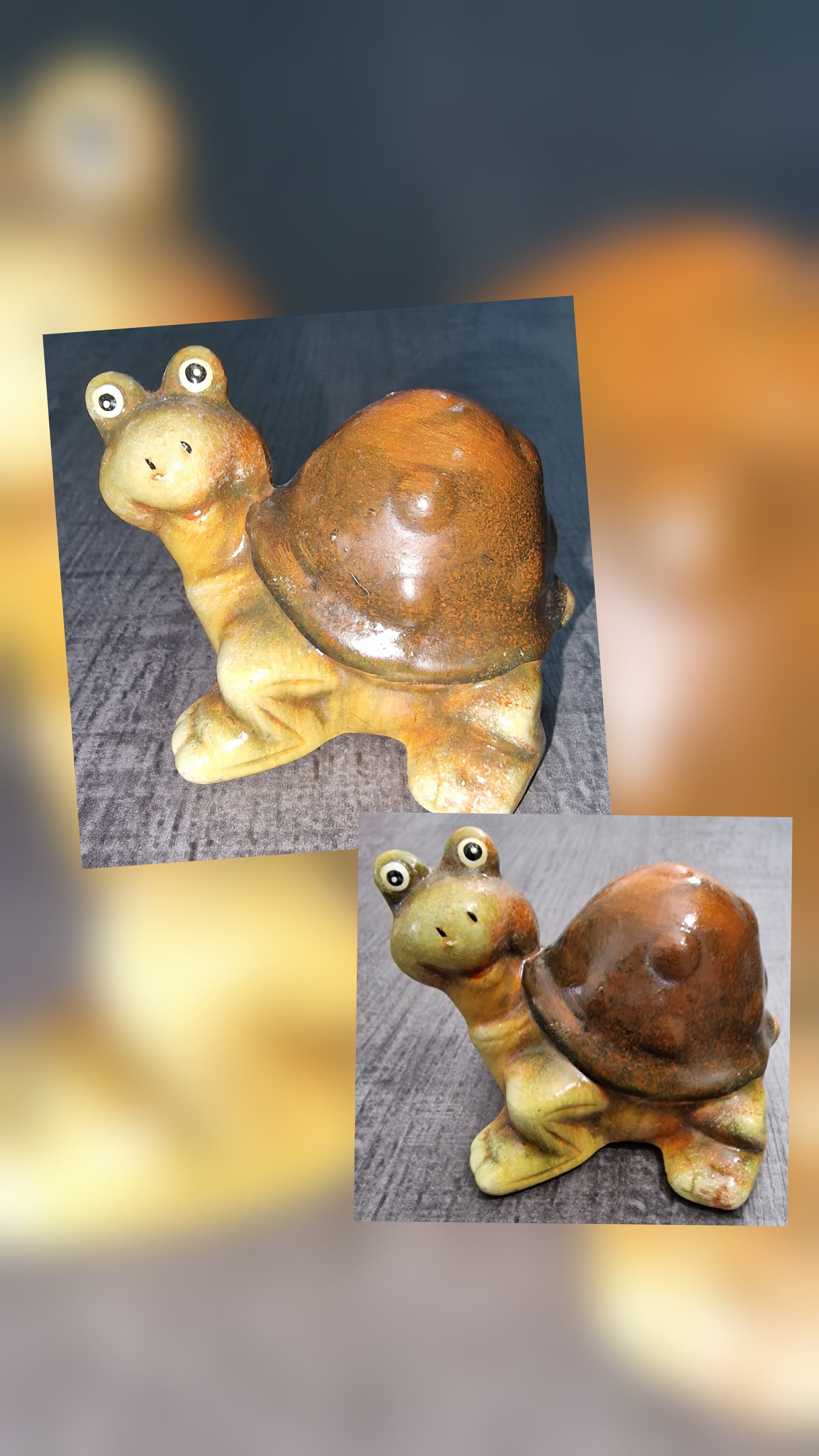 Coppia di Tartarughe Sarde Decorative